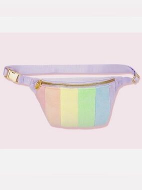 NWT Stoney Clover Lane Rainbow Terry Fanny Pack